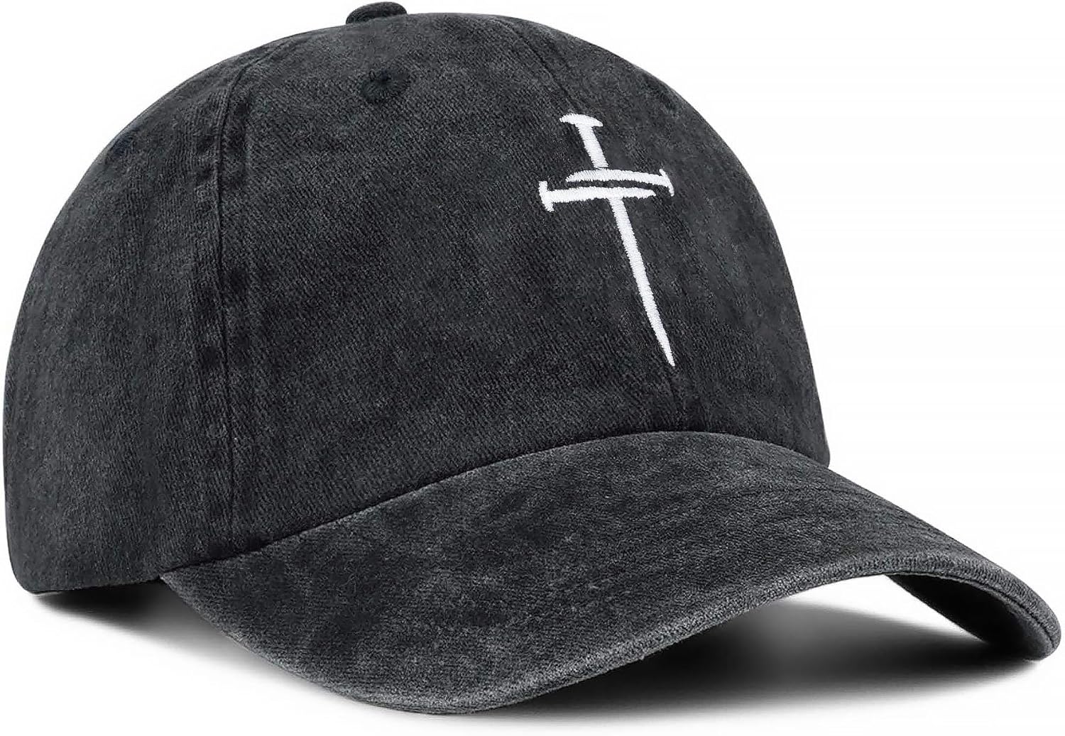 Christian Gifts for Men Women, Religious Cross Logo Embroidered Low Profile Unisex Dad Hat - Image 3