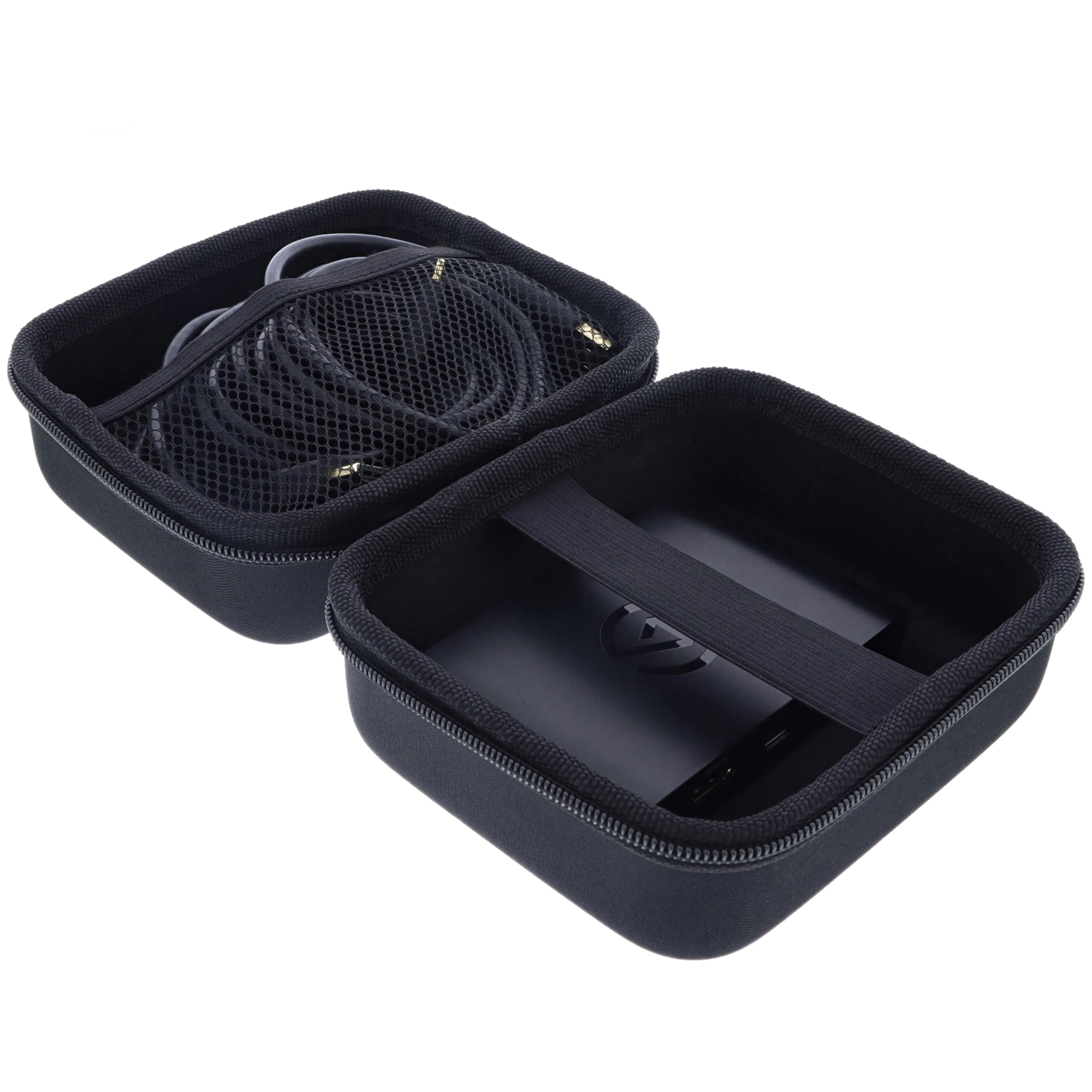 Tasche kompatibel mit Elgato HD60 X Reisetasche Schutzhülle Tragetasche Case Aufbewahrung für unterwegs Stoßschutz Staubschutz Vlogger Zubehör schwarz