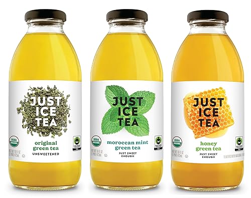 Just Ice Tea Paquete de 6 3 sabores variados