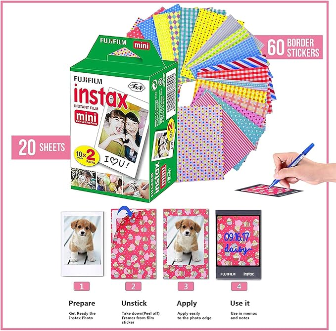 Fujifilm Instax Mini película instantánea pack de 40 hojas miniatura 2