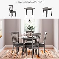 Vista 6 de Signature Design by Ashley Shullden Casual Dining Room Side Chair with Spindle Back, 2 Count, Gray