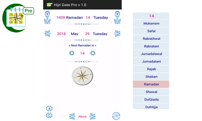 Hijri Date Pro - App on Amazon Appstore