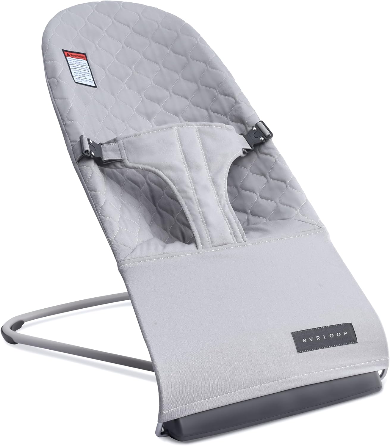 Safe & Sustainably-Made Bouncer, Organic Cotton and Wool Cover, Made with 100% Recycled and Regenerative Materials, Buyback Guarantee with 20% Cashback Rebate, Newborn to Toddler