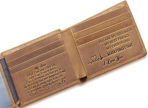 Wallet - Leather Anniversary Gifts For Him