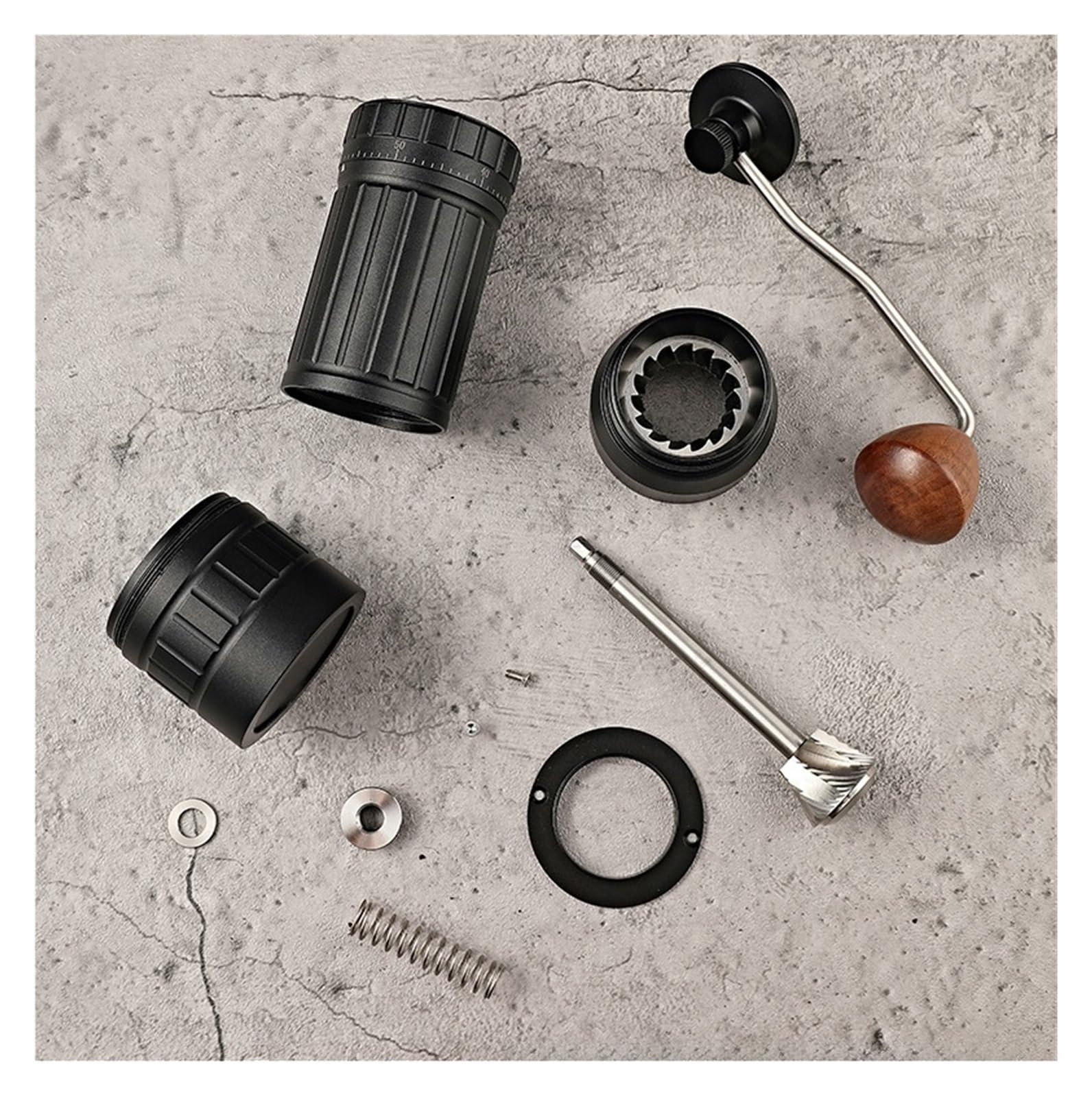 Compatibile con R40 Master Cofee Manovella Gnnder Portatile for uso domestico all'aperto Sette chicchi di caffè in polvere grossolana An