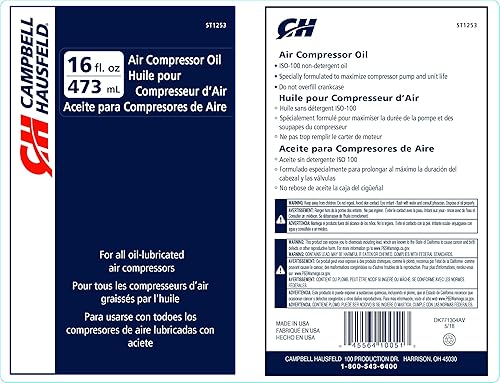 Miniatura 3 de Campbell Hausfeld Compresor de aceite 16oz MP12 (ST125312AV)