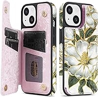 Vista 31 de NNH Funda tipo cartera compatible con iPhone Xs Max con bloqueo RFID, ranuras para tarjetas, folio de piel sintética, función atril, doble cierre