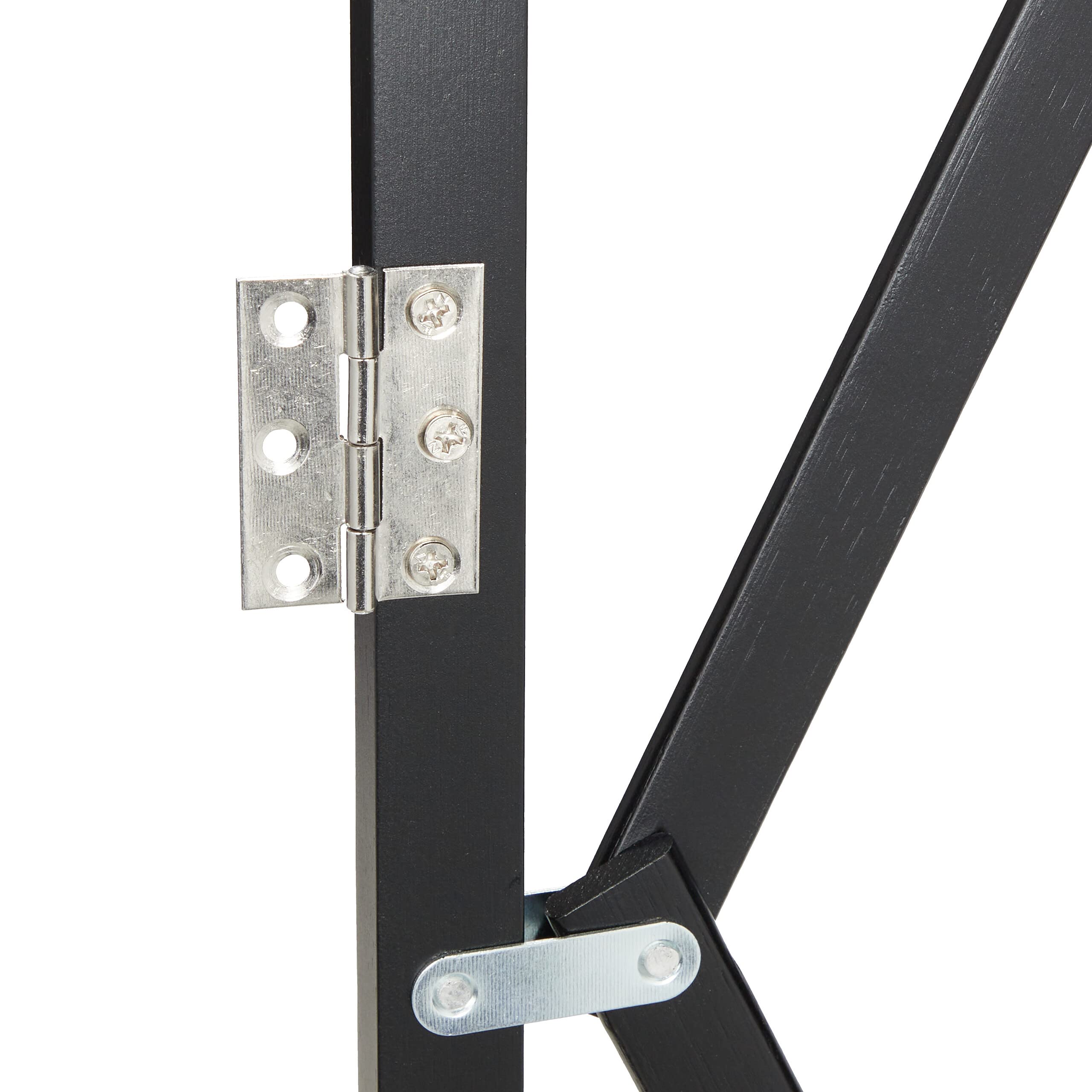 Relaxdays Cancelletto di Sicurezza per Cani, Barriera Porte e Scale, Allungabile 118 cm, Alto 69-82,5 cm, in bambù, Nero