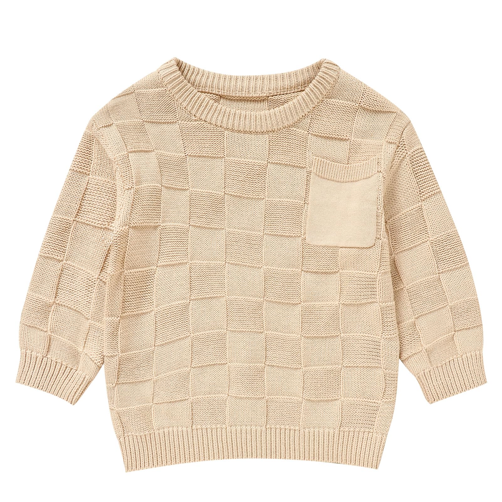 viworld toddler girl knit sweater blouse pullover warm crewneck long sleeve tops for toddler boy fall winter clothes