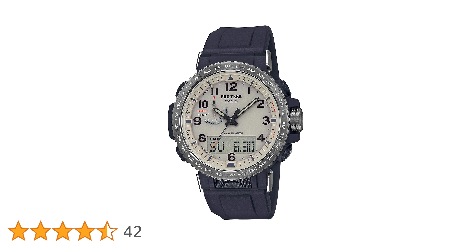 CASIO PRO TREK カシオプロトレック PRW-50Y-1BJF Amazon.co.jp: 並行輸入品 10年保証 CASIO PROTREK カシオ プロ