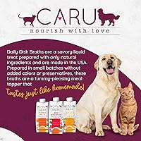 Vista 6 de Caru - Caldo de Huesos de Res Diario - Complemento para Comida de Perros y Gatos - Respalda la Salud General de las Mascotas - Caldo para Verter