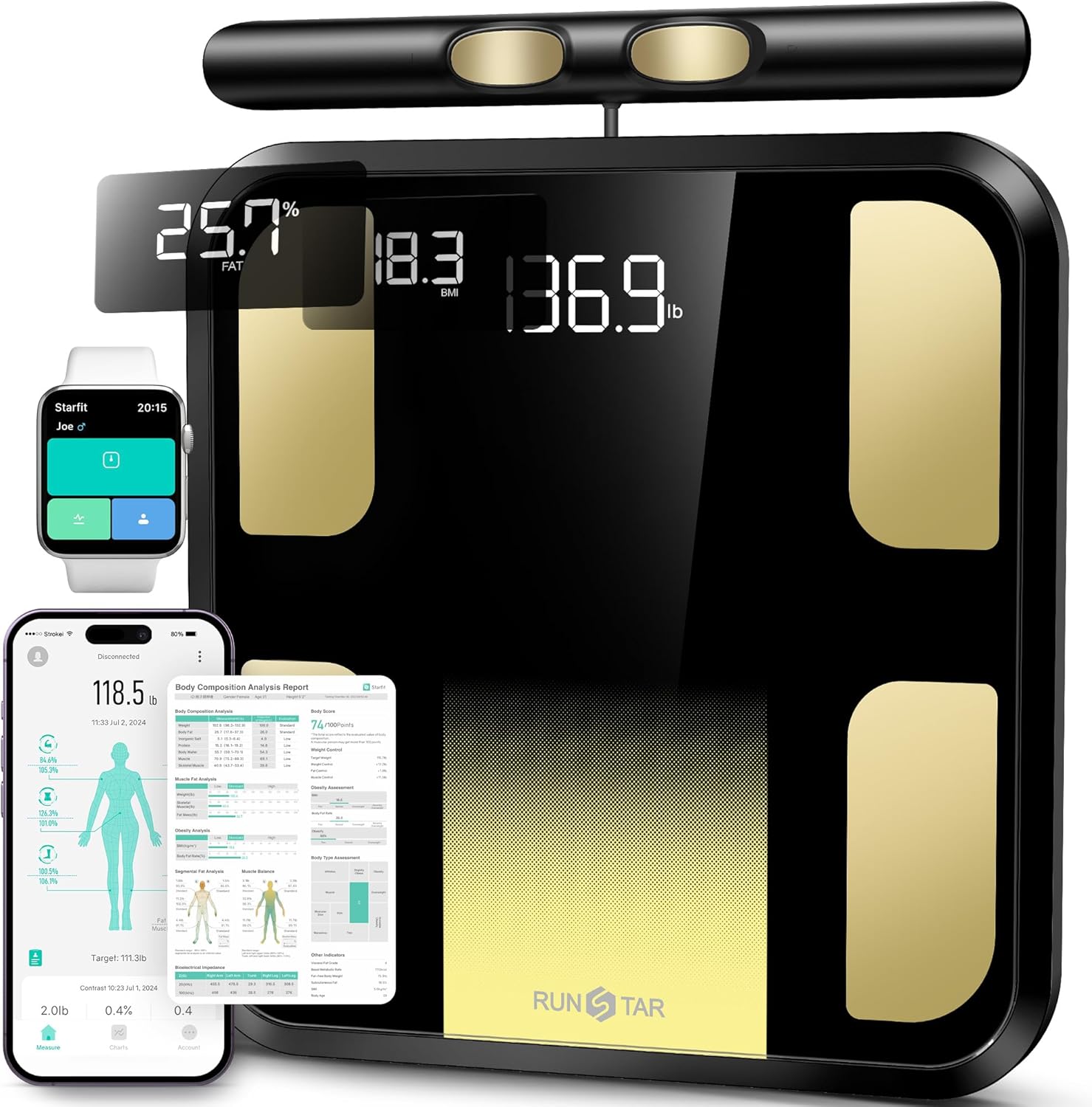 RunStar Smart Scale for Body Weight