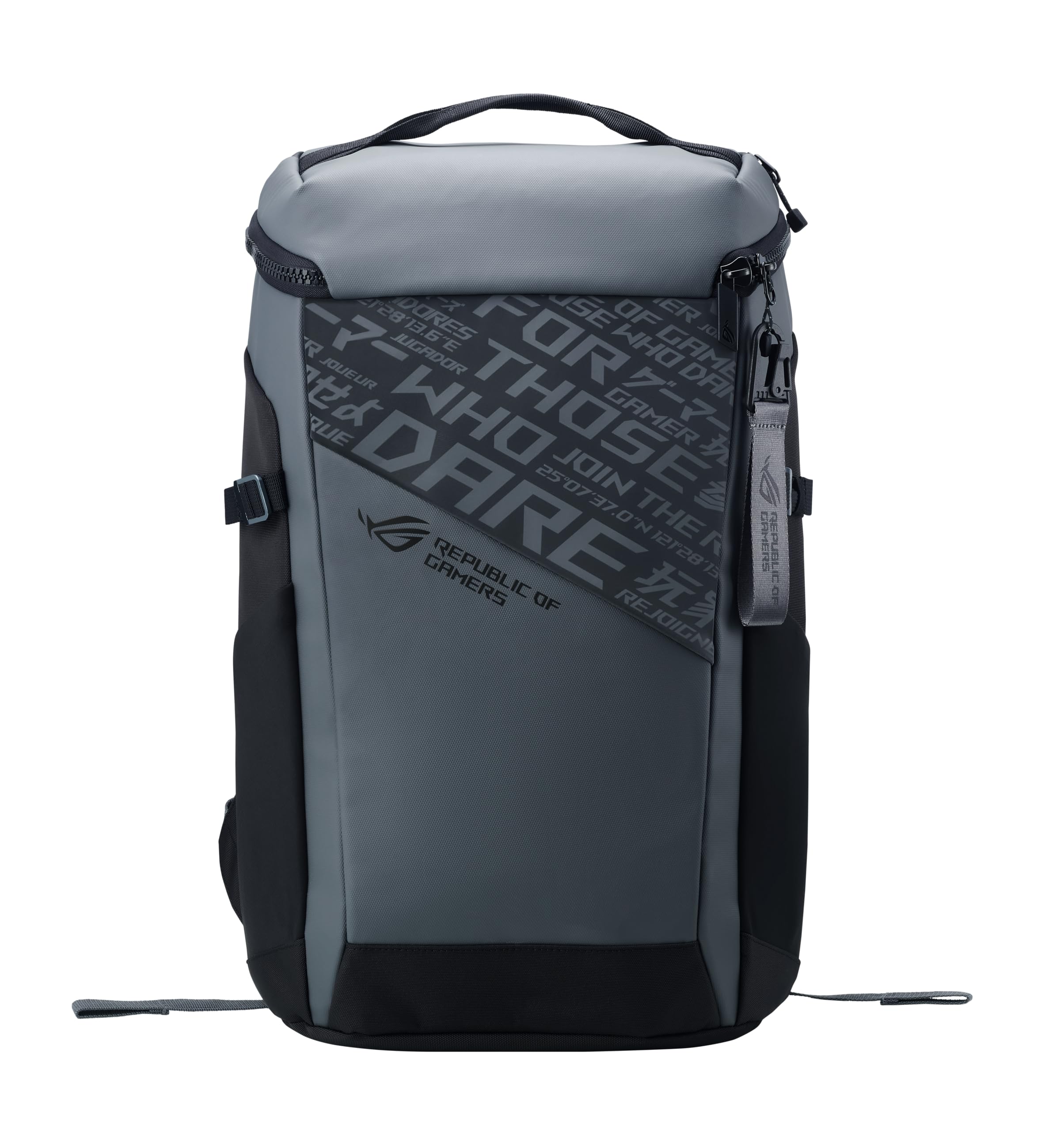 ASUS ROG Ranger Backpack BP2701 Cybertext Edition | Laptop Rucksack für Gaming Laptops bis zu 18 Zoll | 24L Volumen | wasserabweisend | robust und leicht | Cybertext Grey