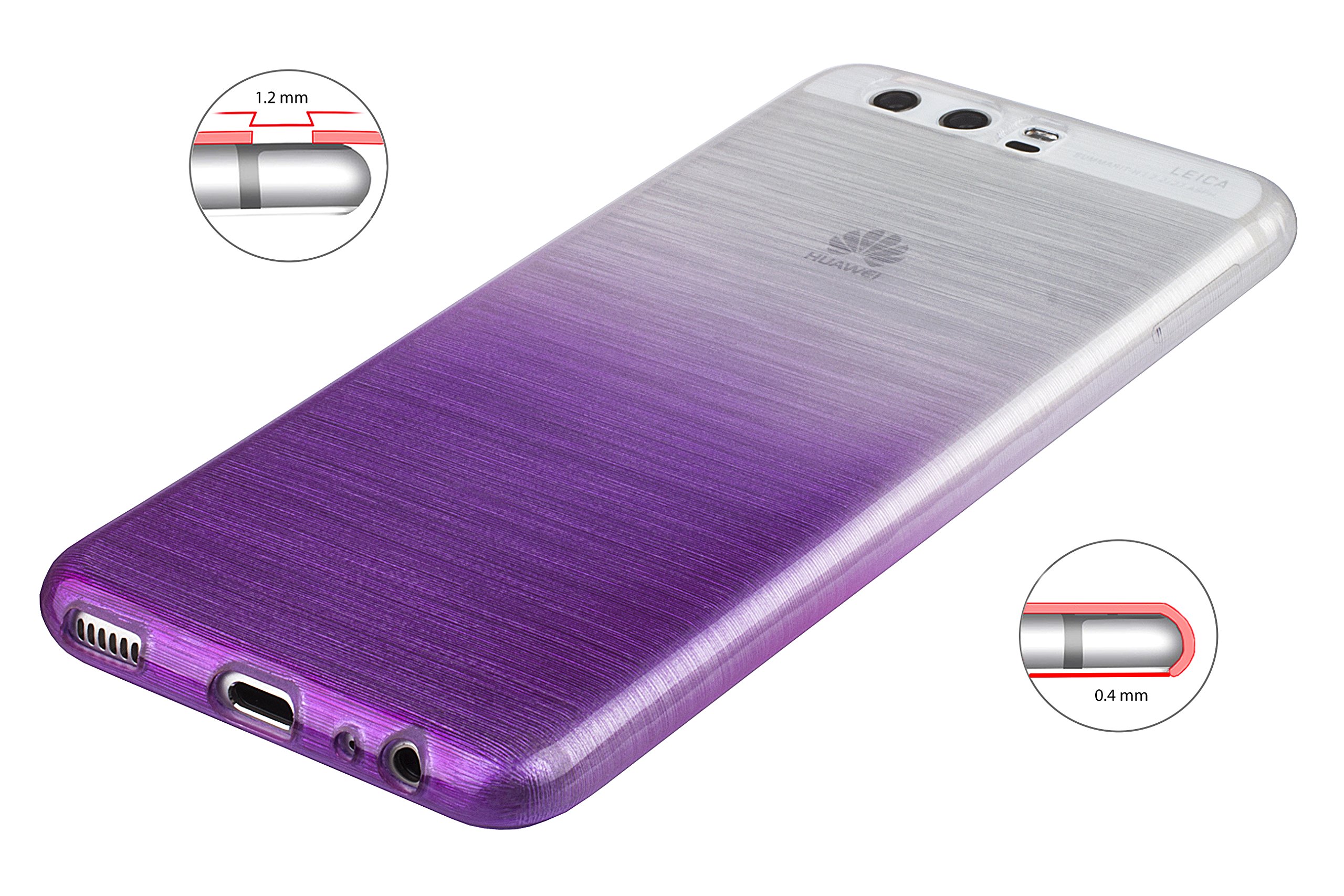 Xcessor Transition Color Custodia per Huawei P10. Flessibile