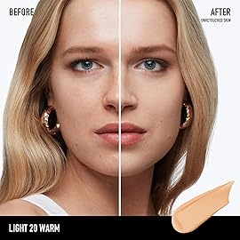 bareminerals Barepro 24HR Wear Matte Liquid Foundation Mineral SPF 20, Full Coverage Foundation Makeup for Mature Skin, Oil-Free, Vegan