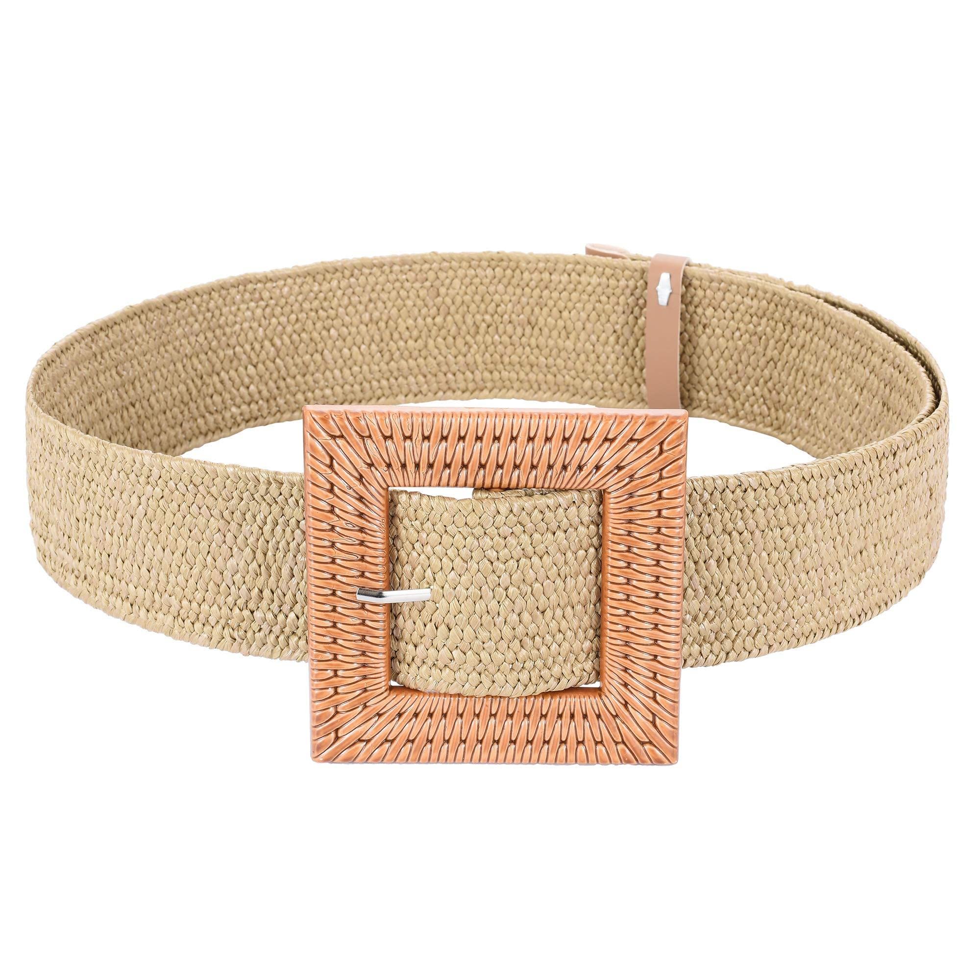 JasGood Stro geweven elastische tailleband voor dames, stretch JasGood Stro geweven elastische tailleband voor dames, stretch
