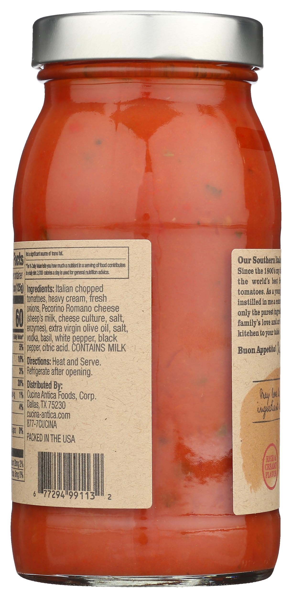 Cucina Antica La vodka Sauce 25 oz