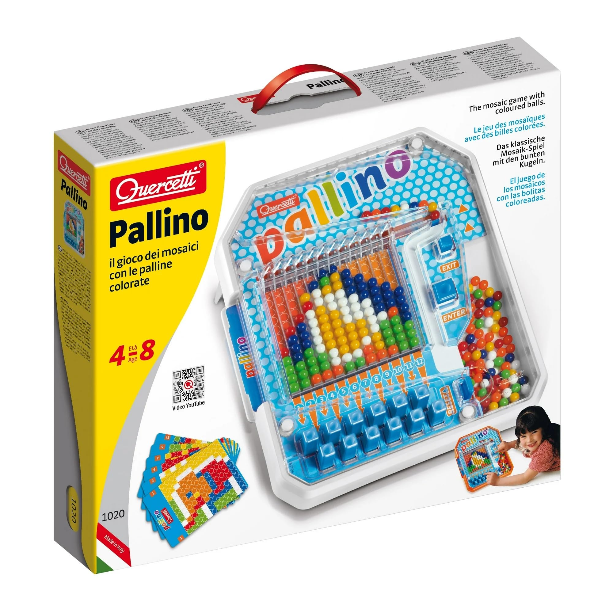 Quercetti Pallino Jeu de mosaïque colorée [marchandises d'importation parallèle]