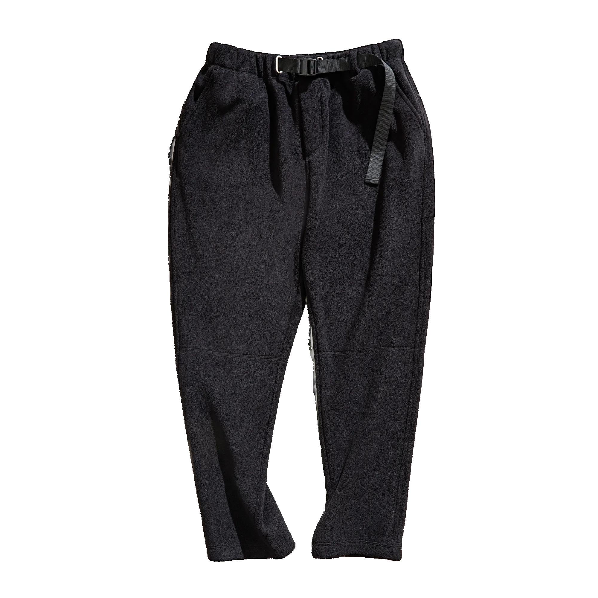 Xingfenly Men Casual Pants Elastic Waist Warm Sweatpants Winter Male Thick Joggers Streetwear Straight Trousers