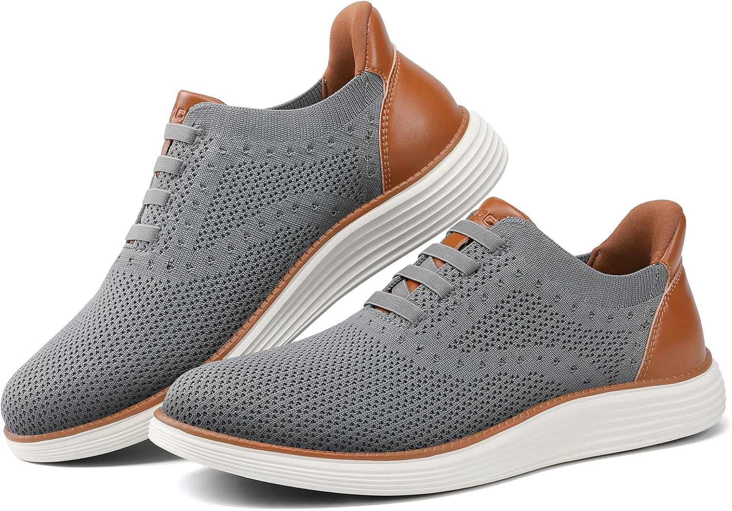 VILOCY Men's Slip on Casual Dress Tennis Walking Shoes Ease in Laceless Fashion Sneakers Breeze Business Oxfords - Image 5