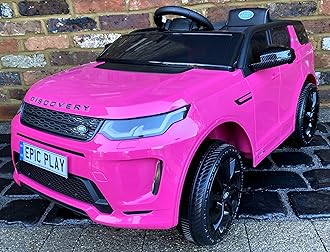 Jaguar Land Rover Ride on Car Discovery HSE Sport Licensed 12v Electric Battery Epic Play Kids Toy inlcudes remote control Pink