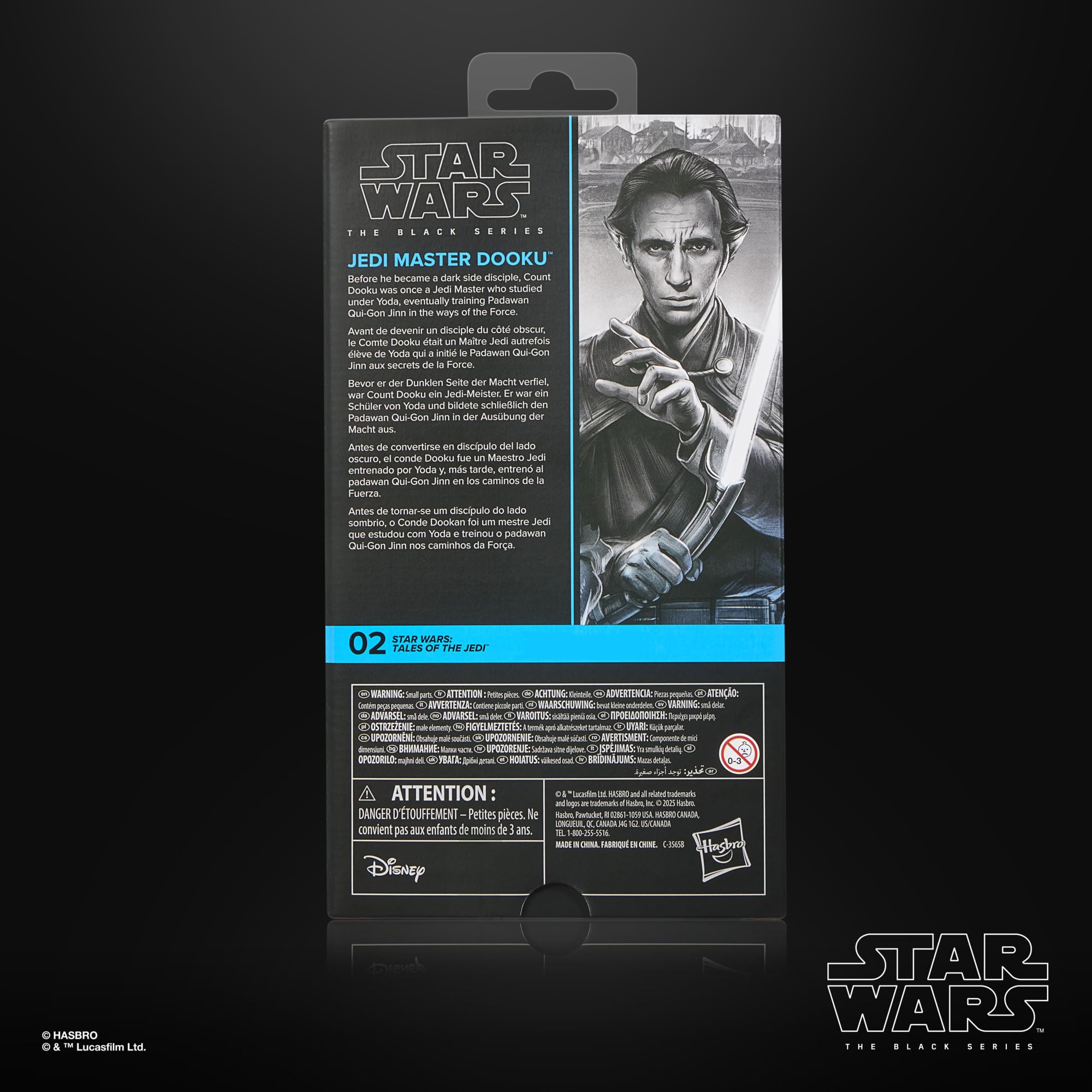 Mistrz Jedi Dooku z kolekcji Star Wars The Black Series, wysokiej jakości 15-centymetrowa figurka kolekcjonerska z serialu Gwiezdne wojny: Opowieści Jedi