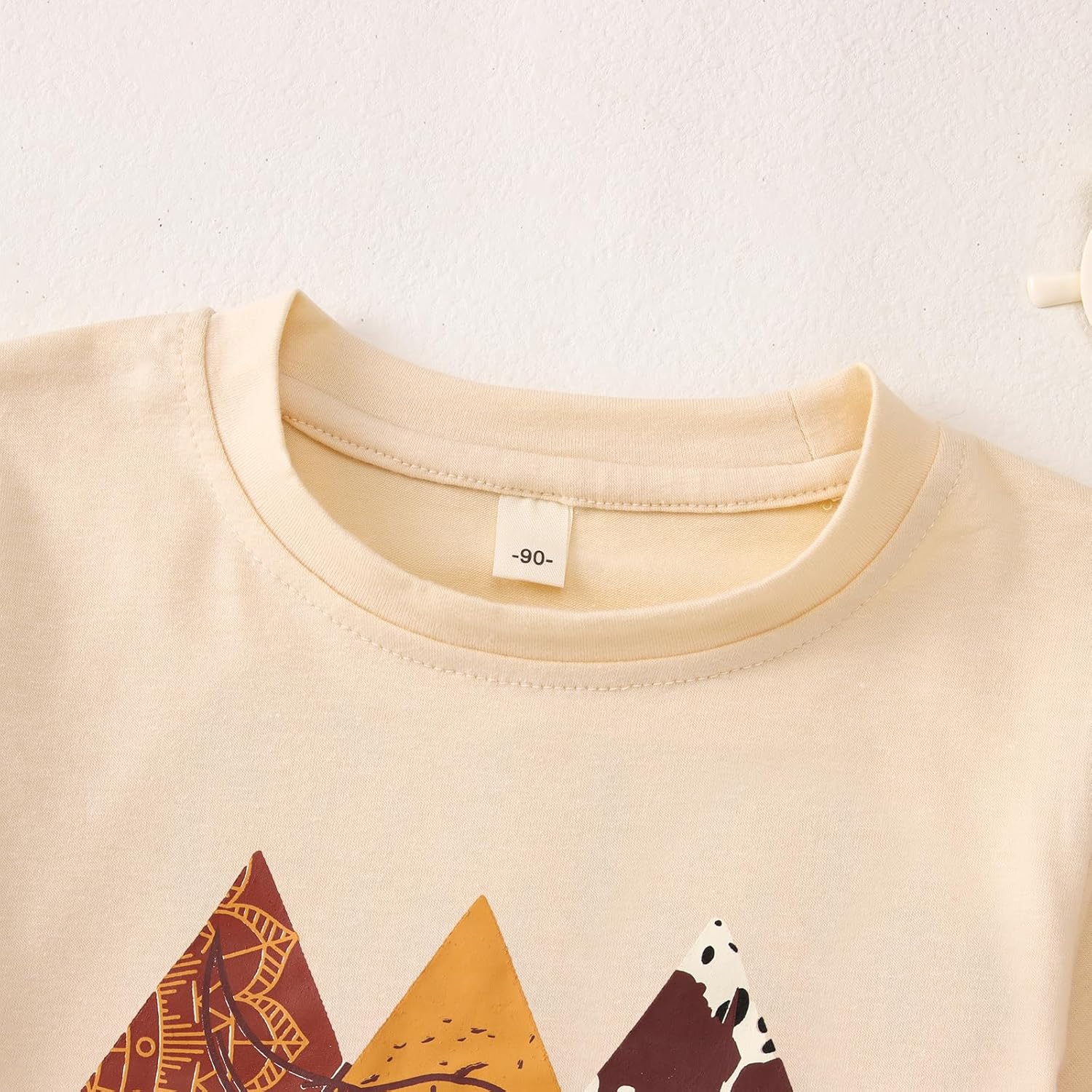 MODNTOGA Toddler Baby Girl Rodeo Cow Skull Shirt Retro Cowgirl Graphic T-Shirt Western Cow Print Summer Tee Short Sleeve Tops - Image 4