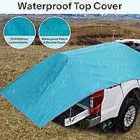 Vista 6 de EighteenTek Camión Tienda Campo Camper Camper Shell Pop Up Instalación Automática Impermeable PU2000mm Doble Capa Rainfly Ajustable 5 5.5 6 6.5 8
