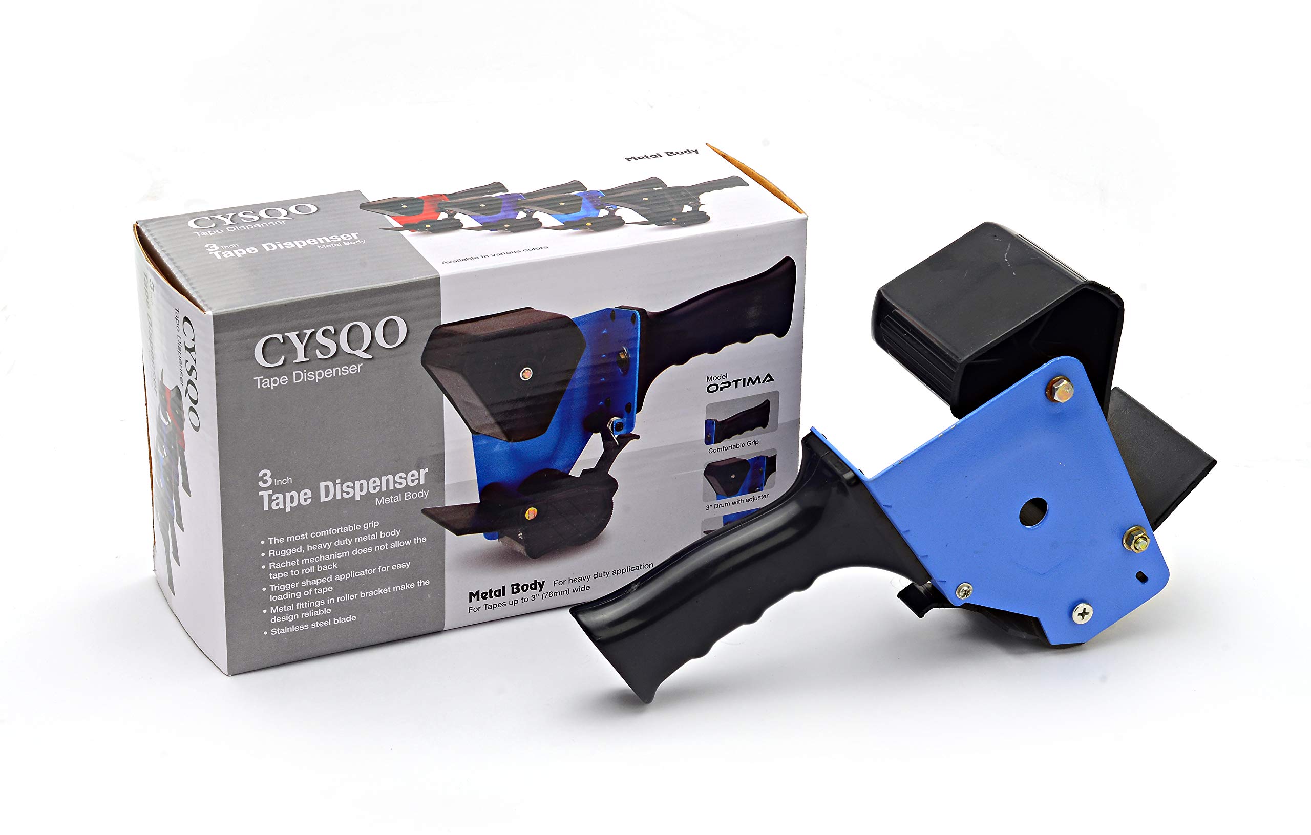 CYSQO Optima Model Manual Hand Operated Metal Tape Dispenser 3 inch_M5 3