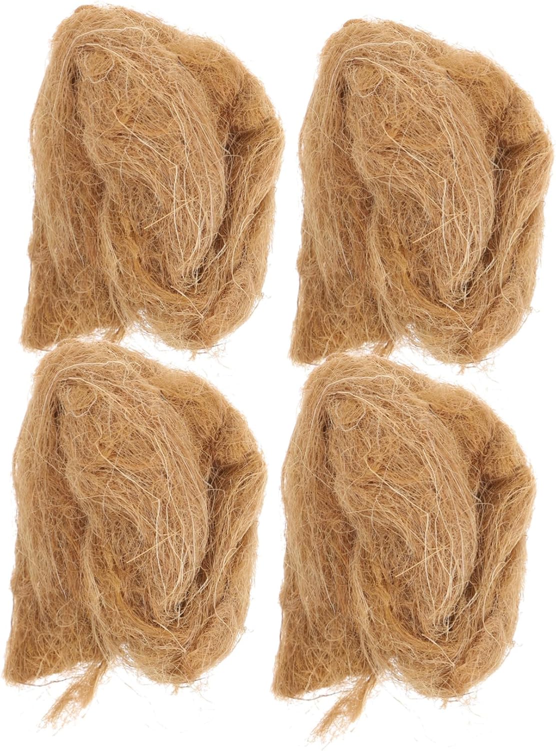 4Pcs Tenting Pure Survival Provides Software fireplace Software Survival Provides fireplace Starter Rope Lighter Make fireplace Catch fireplace Jute Silk Jute fireplace Starter Equipment