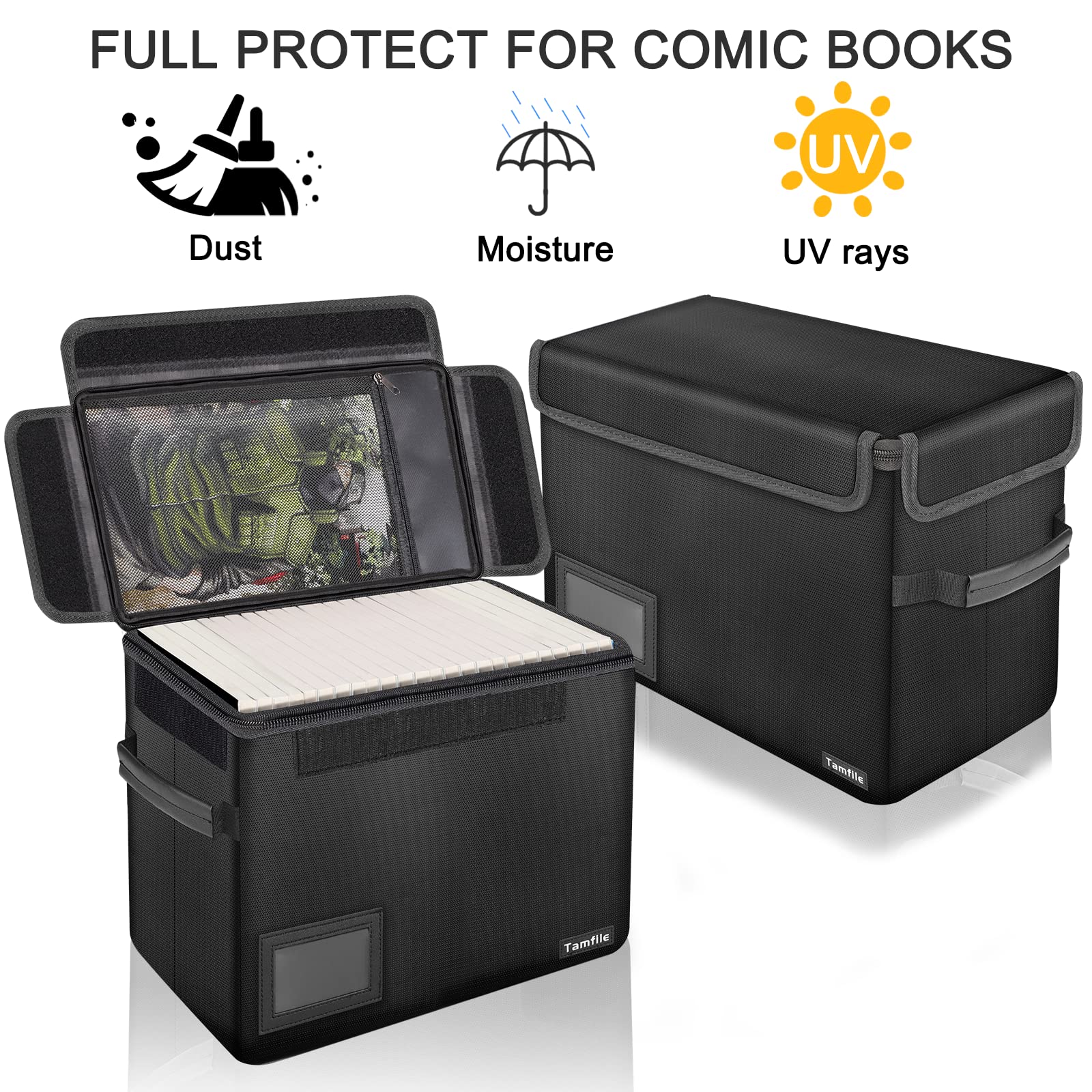 Buy Fireproof Comic Books Storage, Comic Book Storage Box 15.5" X 7.5