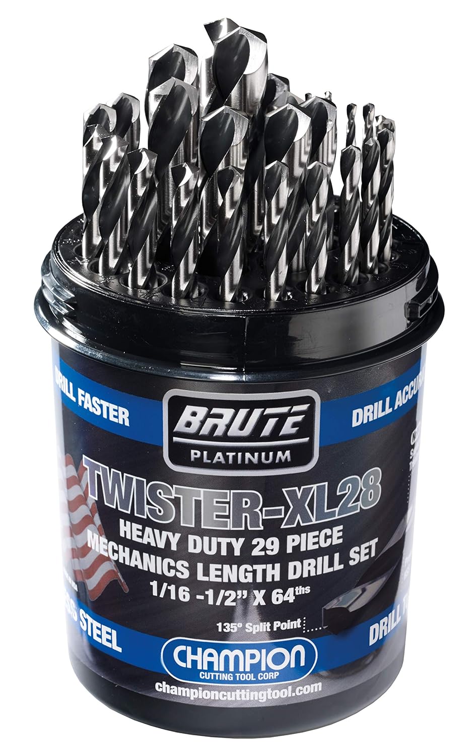 Champion Herramienta de corte Brute Platinum 29 piezas de 1/161/2