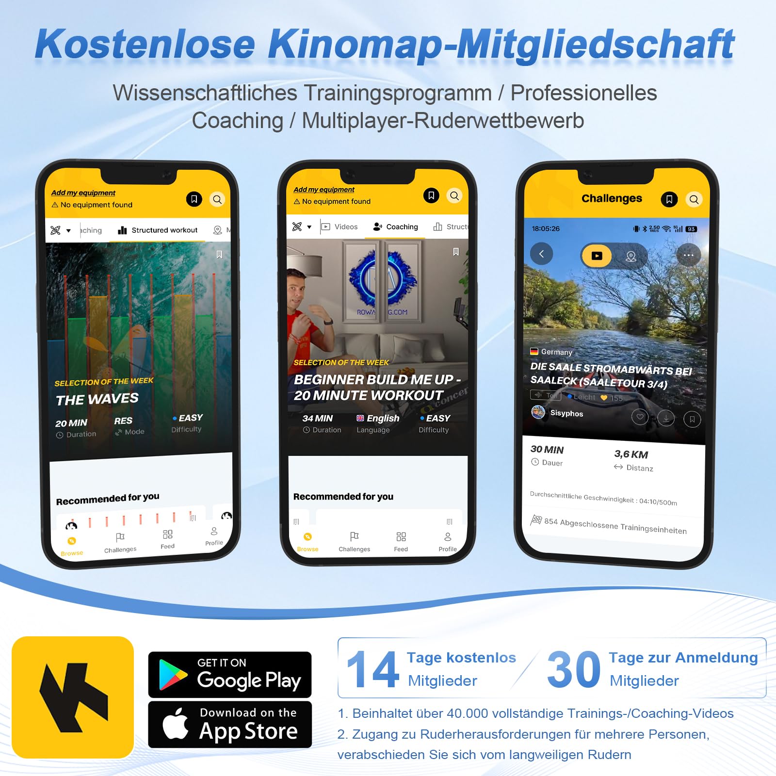 Neezee Rudergerät für zuhause, Rudergerät Wasser mit Professioneller Bluetooth-Monitor und Tablet-Halterung, Max 160kg Belastbar, Vertikale Lagerung, Transporträder für Einfache Bewegung