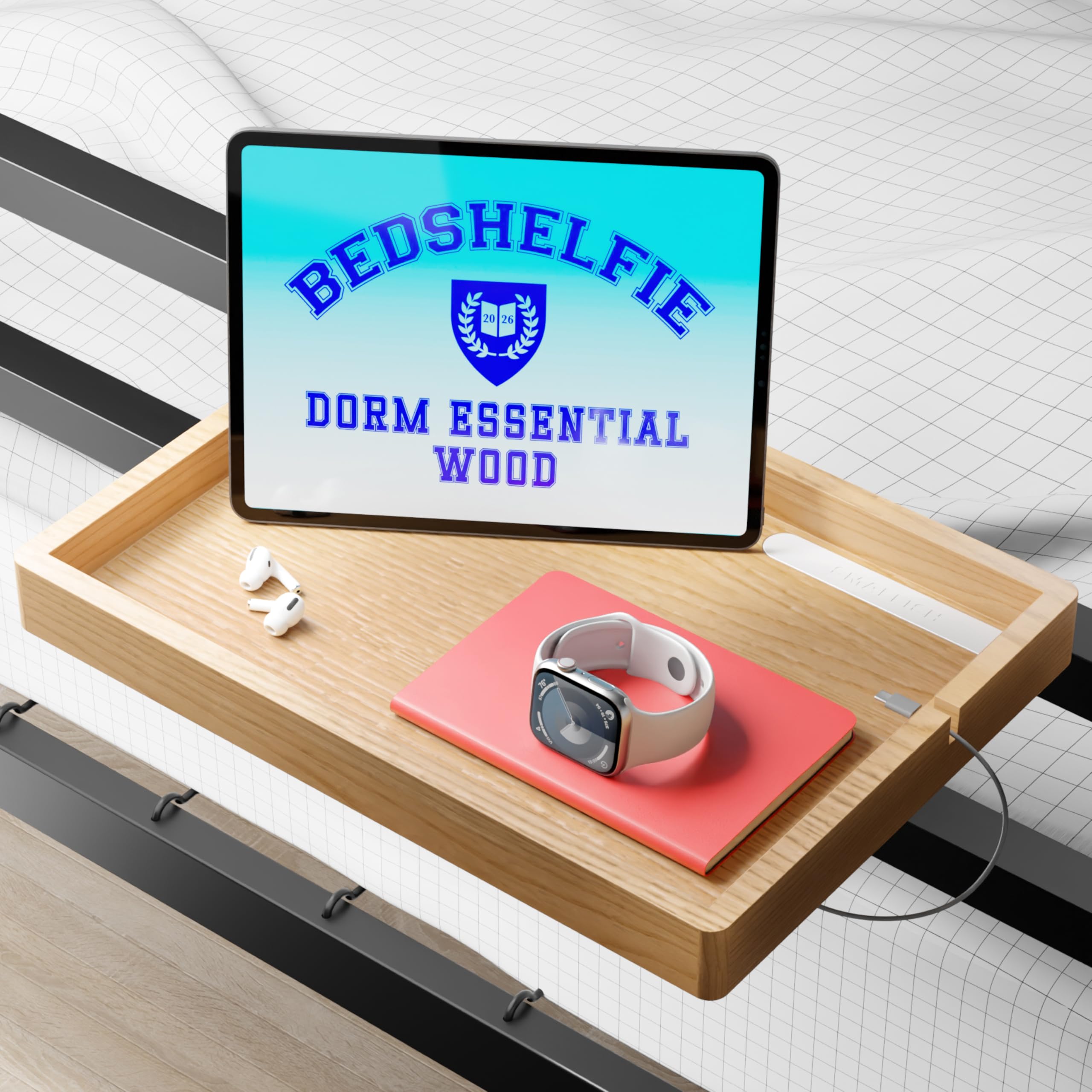 BedShelfie Wood Shelf