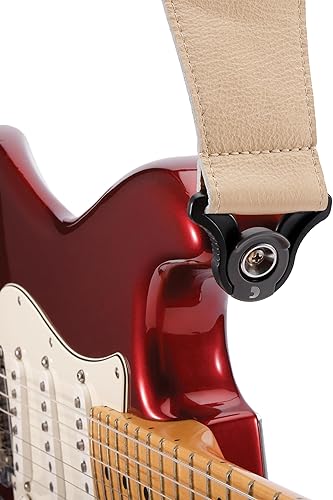 Miniatura 8 de D'Addario Comfort - Correa de cuero con bloqueo automático para guitarra, accesorios para guitarra acústica y eléctrica, correas de guitarra con
