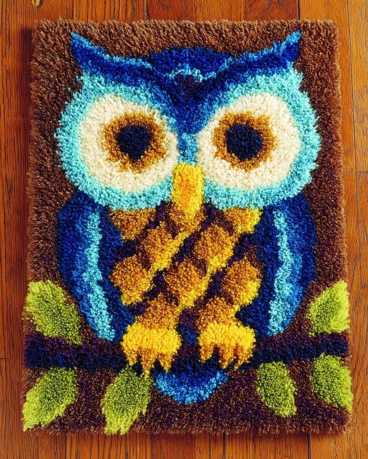 Wallphantom Latch Hook Rug Kits for Adults,owl