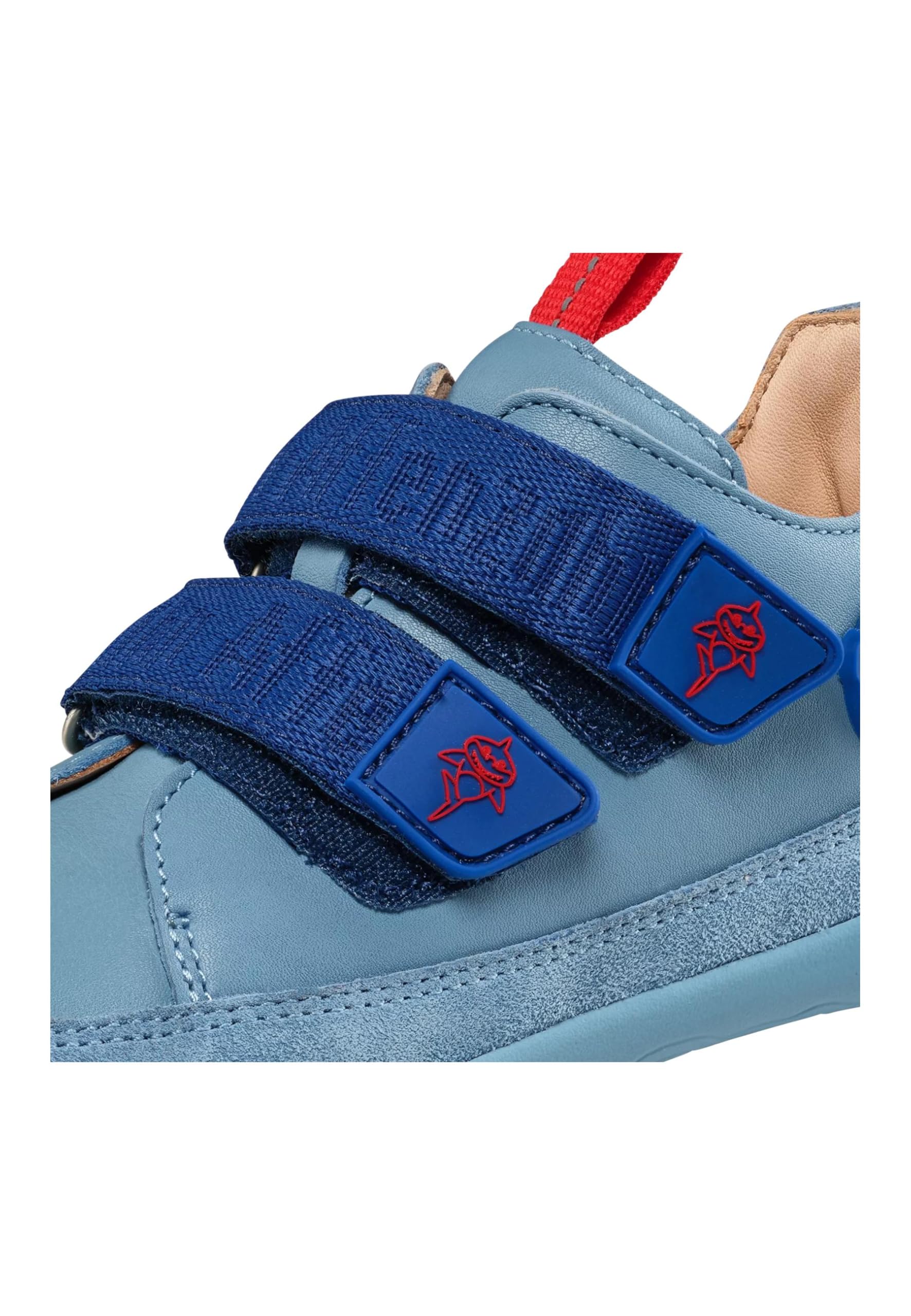 Affenzahn Halbschuh Leder Buddy mit Klettverschluss Weich rutschfest Flexibel Reflektierend für Jungen und Mädchen in Größe 21-32
