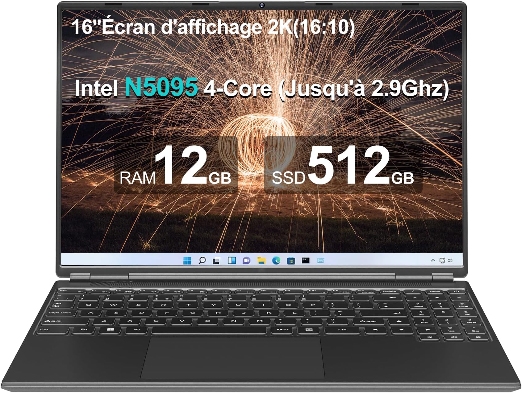 PC Portable 14 AOCWEI Or Rose - État Neuf - Windows 11