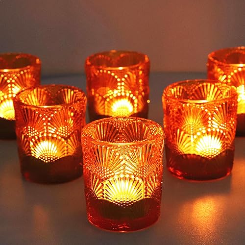 Miniatura 8 de 12 portavelas votivas de renos rojos, portavelas de Navidad, centro de mesa de festival, velas de té de vidrio para fiesta de Navidad, vacaciones,