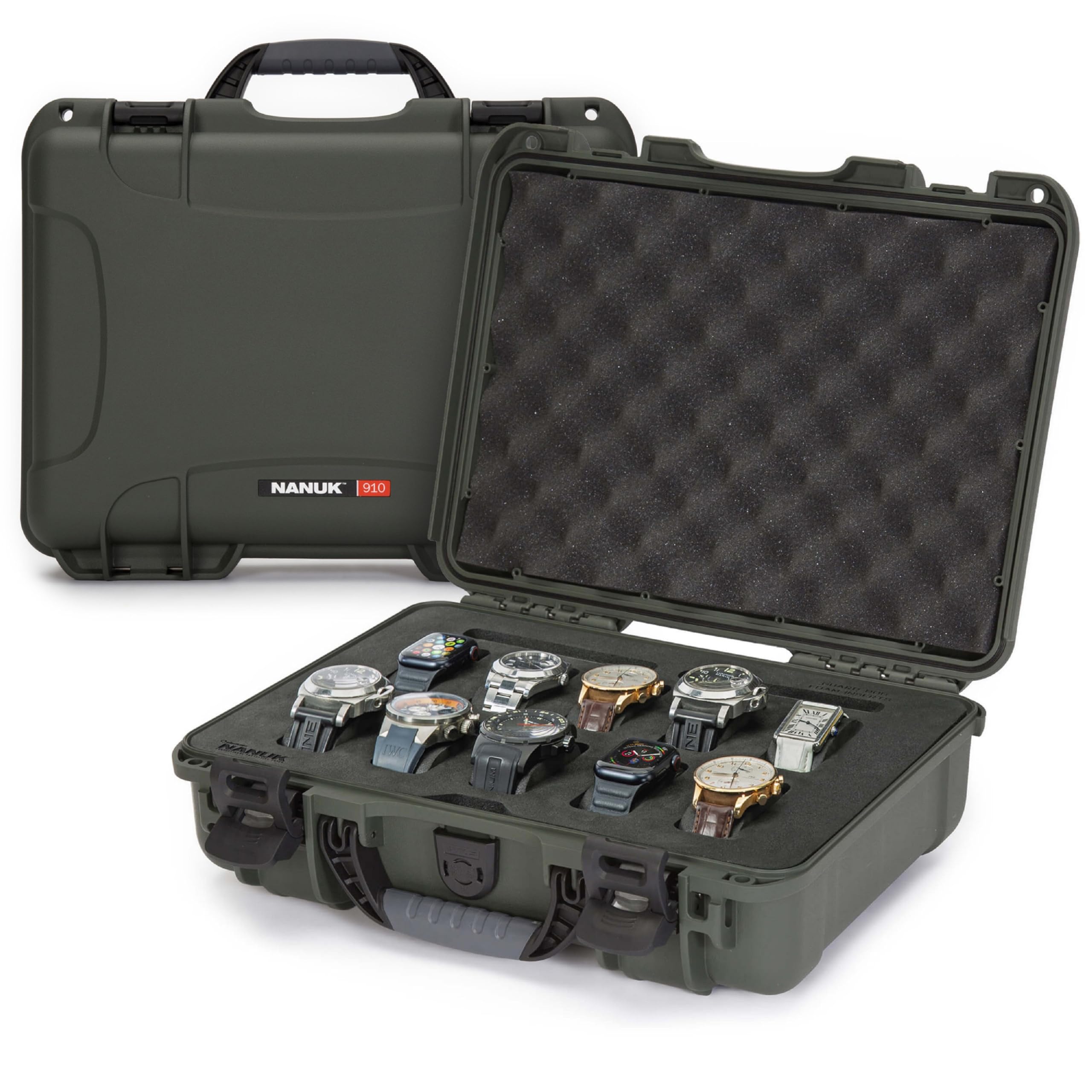 Amazon.com: NANUK 910 Waterproof Watch Travel Case - 10 Slot Watch