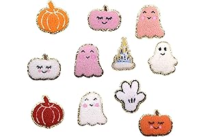 Halloween Pumpkin Spirit Chenille Iron On Patches