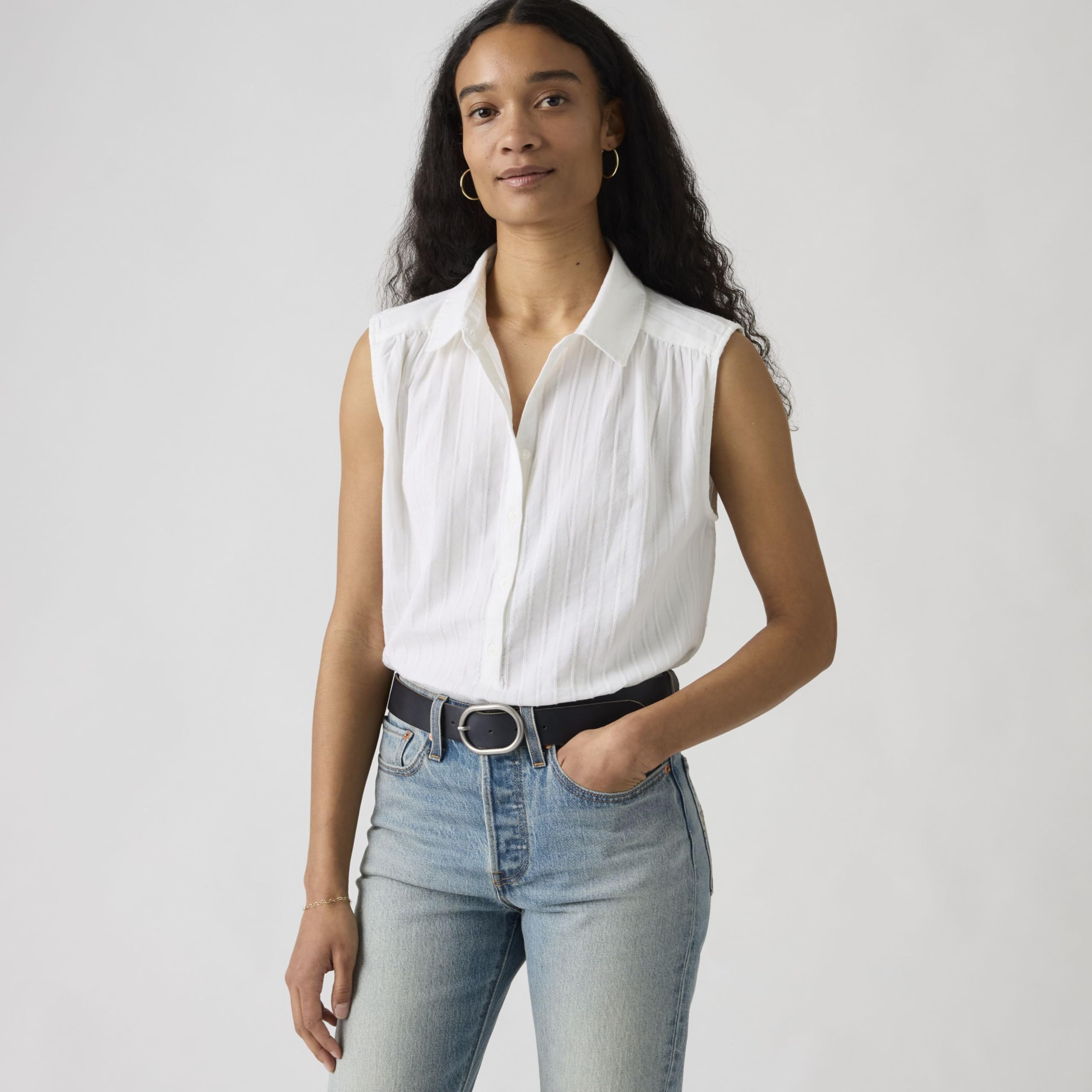 Levi's Londynn SS Popover Shirt Camisa Abotonada Mujer (Pack de 1)