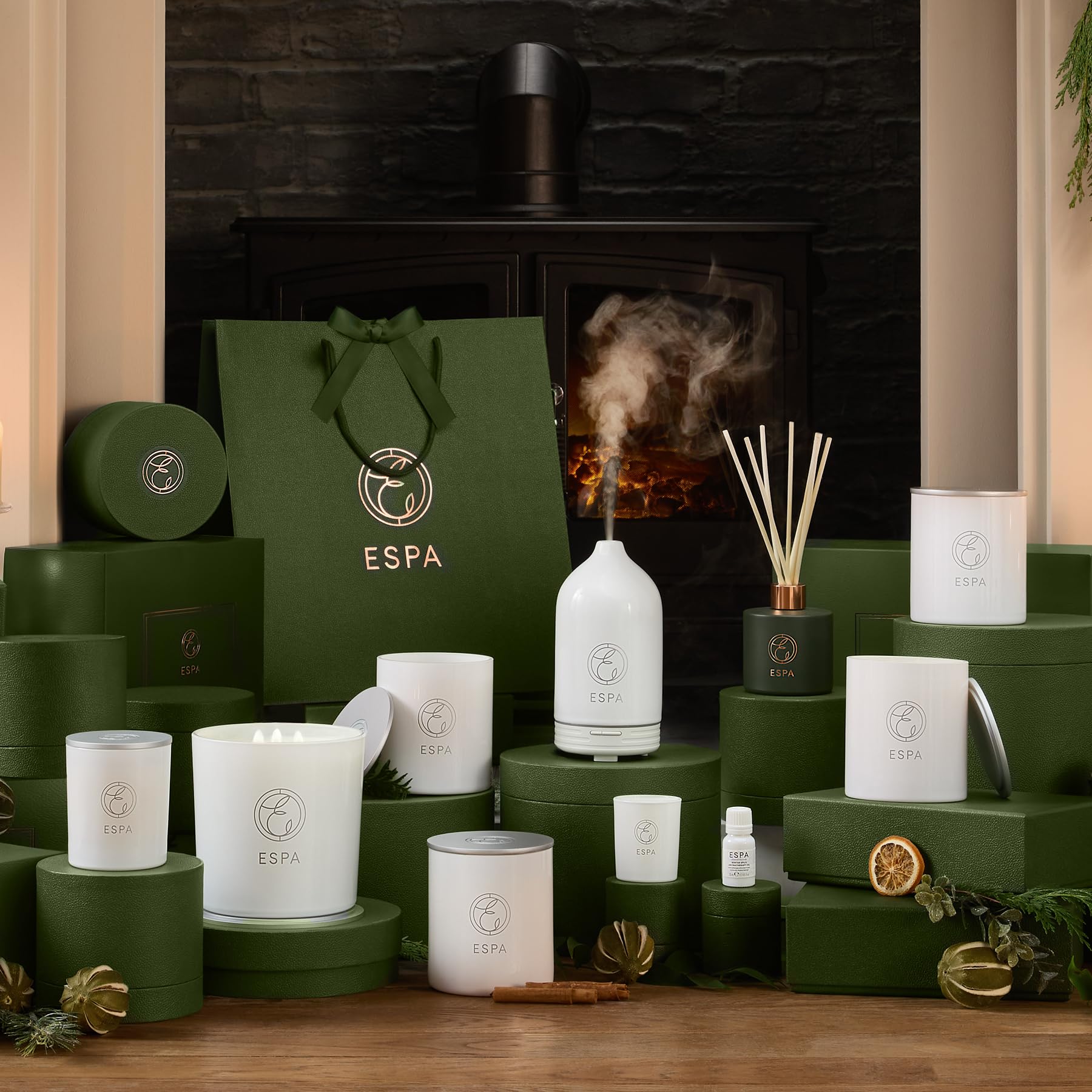 ESPA Vela Energizante 410g Menta Eucalipto Romero