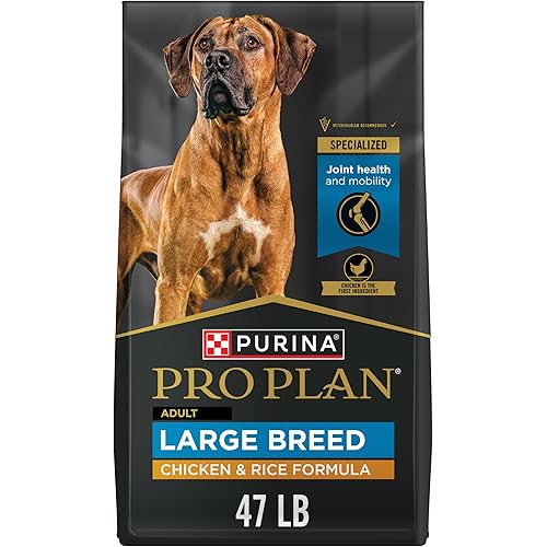 Purina Pro Plan High Protein, Digestive Health Large Breed Dog Food Dry, Chicken and Rice Formula - 47 lb. Bag