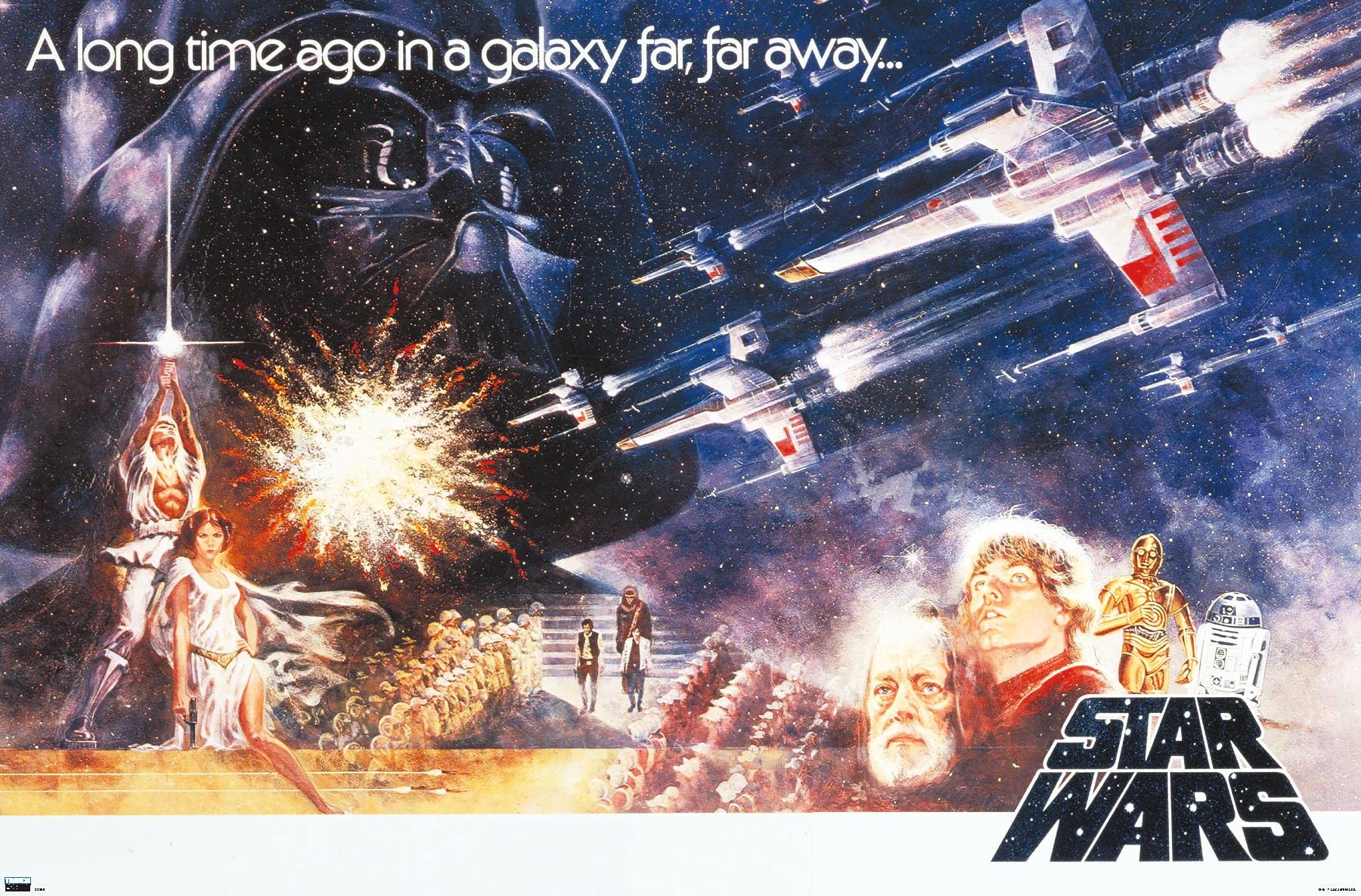 Star Wars: A New Hope - Horizontal One Sheet Wall Poster : Amazon
