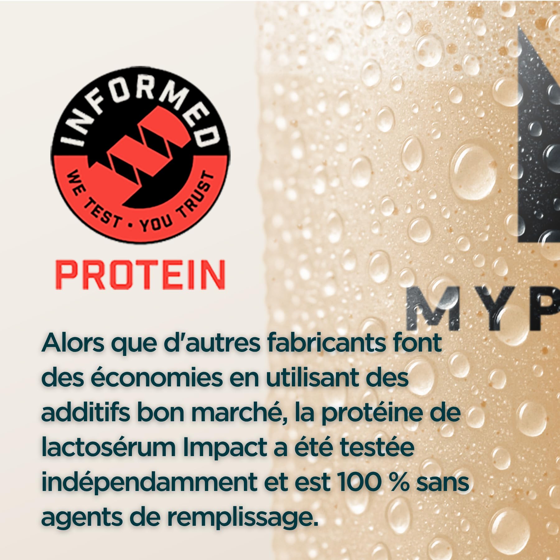 Myprotein Impact Whey Protein - Chocolat naturel | 30 portions | Jusqu'à 23 g de protéines par portion | Faible en matières grasses et en sucre | Idéal pour la croissance musculaire