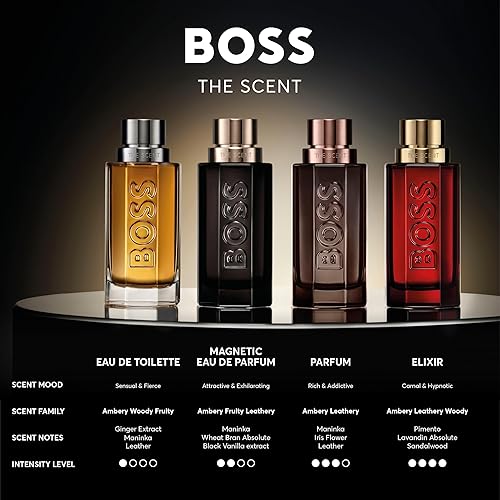 Miniatura 8 de Hugo Boss The Scent Magnetic Eau de Parfum - Colonia Ambery para hombre - Con notas de fruta de maninka y vainilla - Fragancia de larga duración