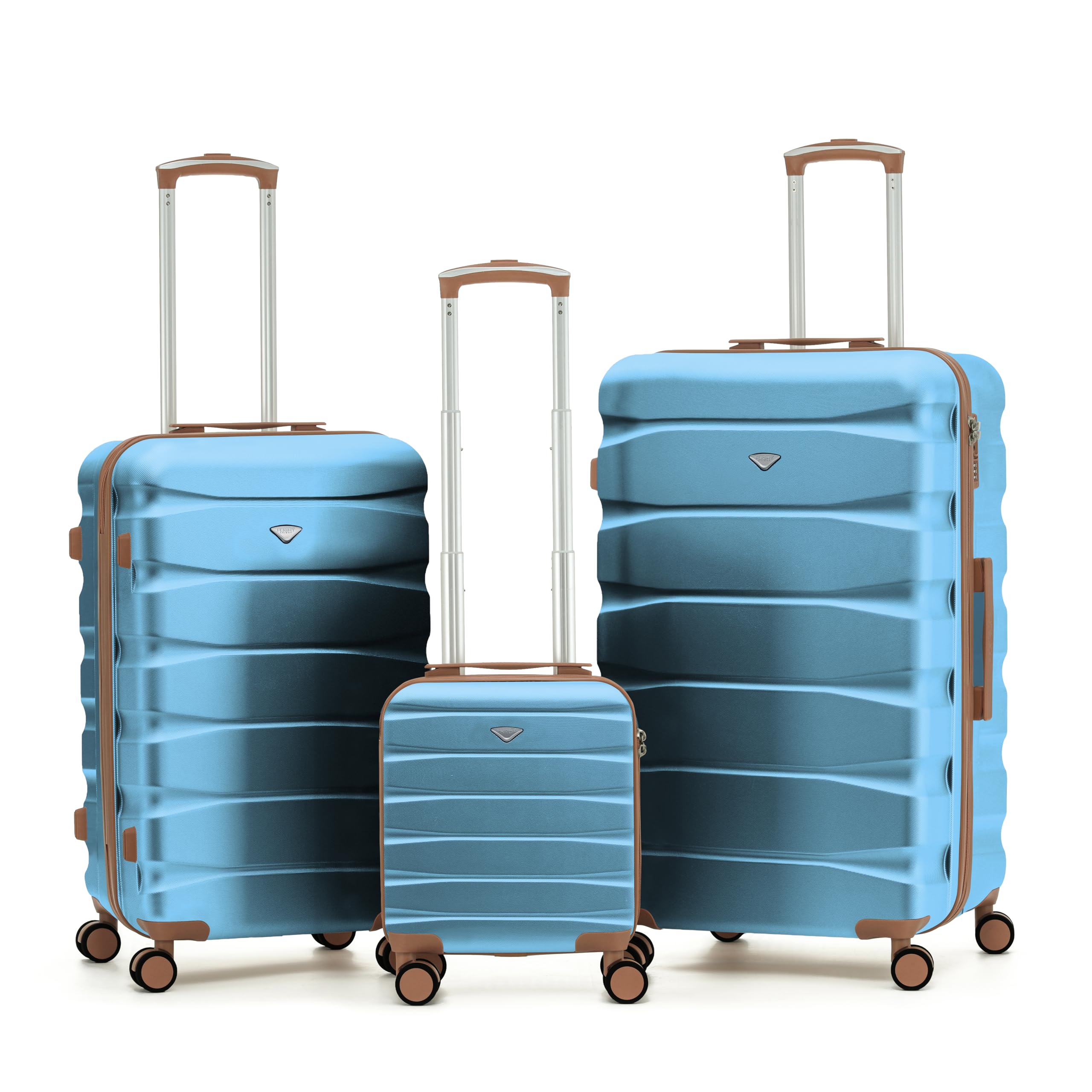 Flight Knight Lightweight 4 Wheel ABS Hard Case Medium Suitcase Approved for Over 100 Airlines Including easyJet, British Airways, Ryanair, Jet2, Emirates & Many More - Check-in Medium Size 25" — view 93