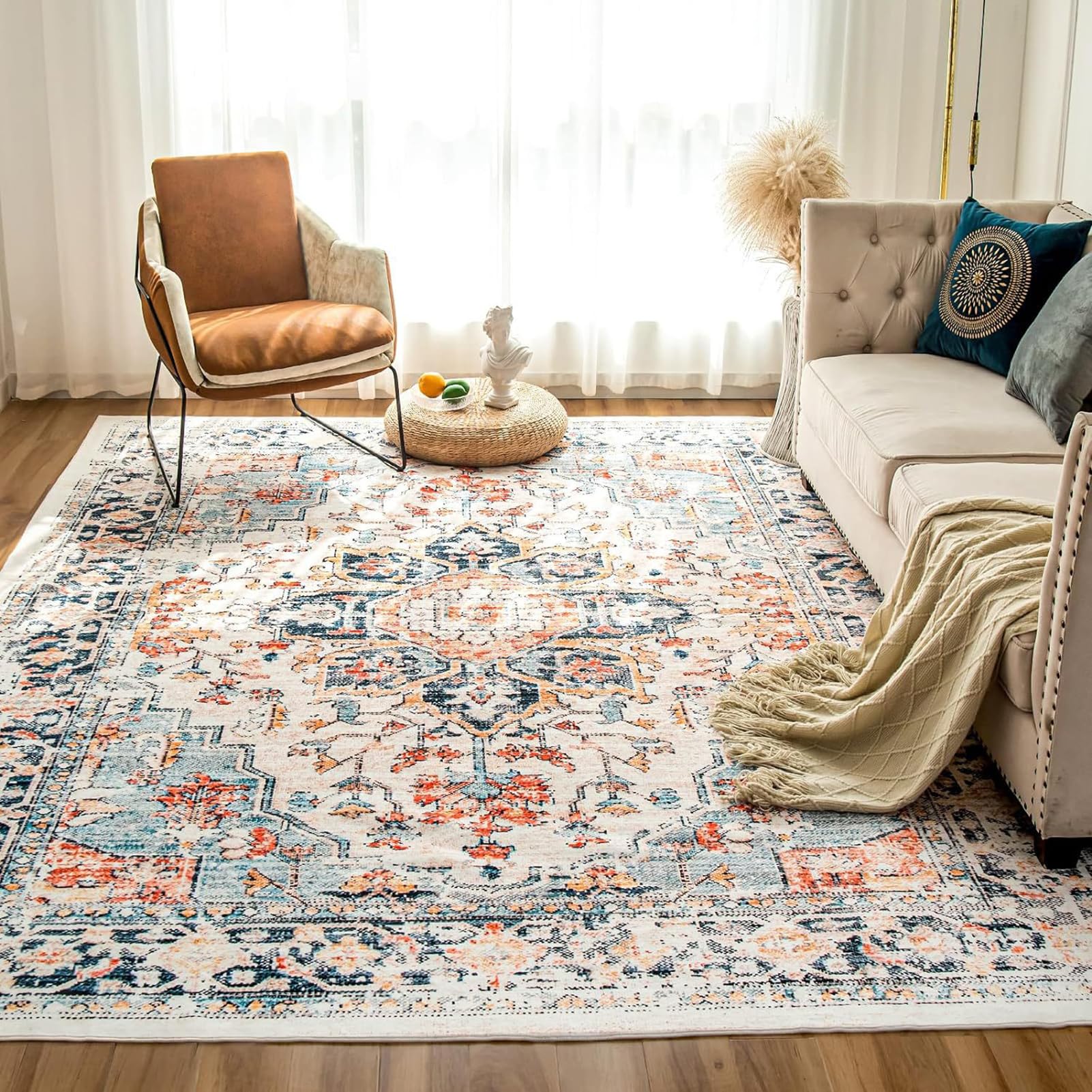 Waterdicht tapijt voor buiten, 200 x 300 cm, licht kristalfluweel