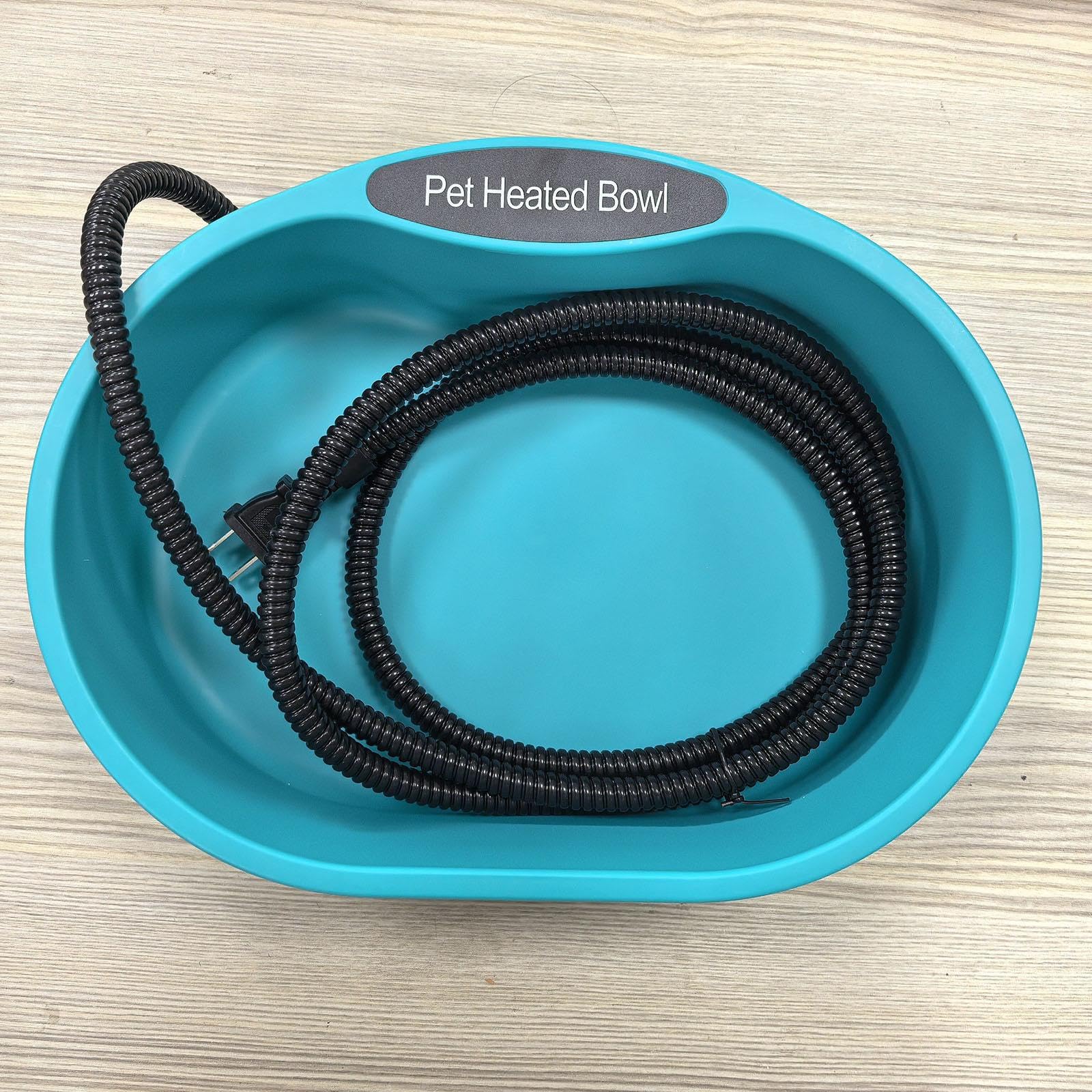 Tazón térmico para mascotas, cuenco de agua calentado termostático, cuenco térmico automático para perros, cuenco para beber a temperatura constante, material de polipropileno